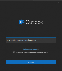 Creamos Tus Páginas - Mail en Outlook 01
