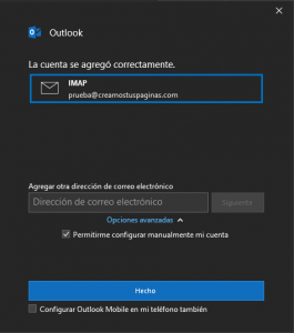 Creamos Tus Páginas - Mail en Outlook 04