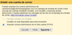 Configuración entrada- Creamos Tus Páginas