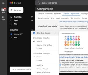 Configuración entrada- Creamos Tus Páginas