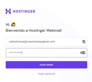 Configuración entrada- Creamos Tus Páginas