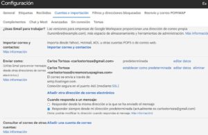 Configuración entrada- Creamos Tus Páginas